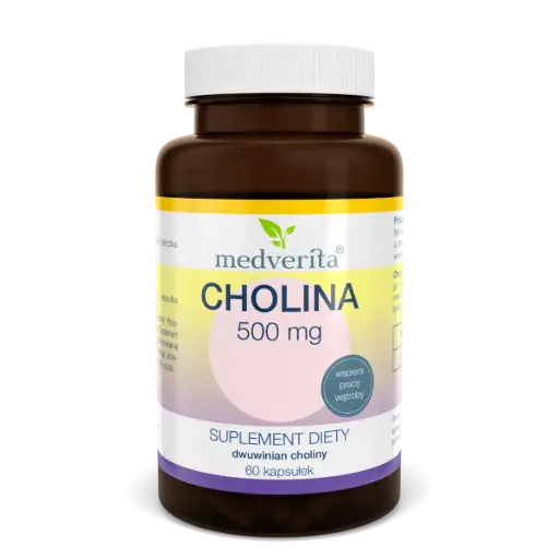 [5900718340076] Medverita Cholina 500mg x 60 kaps.
