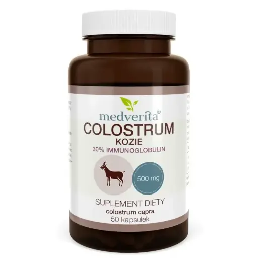 [5903686581137] Medverita Colostrum Kozie 500mg x 50 kaps.