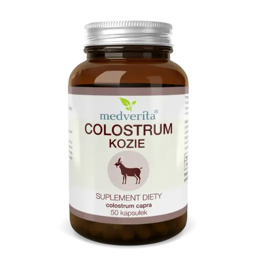 [5903686581137] Medverita Colostrum Kozie 500mg x 50 kaps.