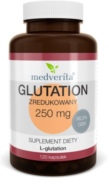 [5900718340878] Medverita Glutation Zredukowany 250mg x 120 kaps.