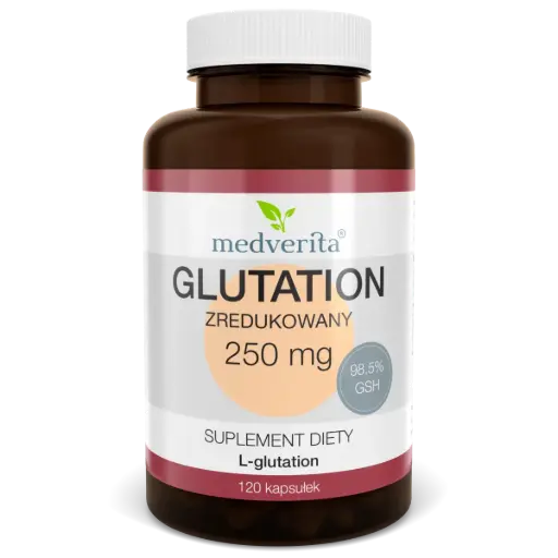 [5900718340878] Medverita Glutation Zredukowany 250mg x 120 kaps.