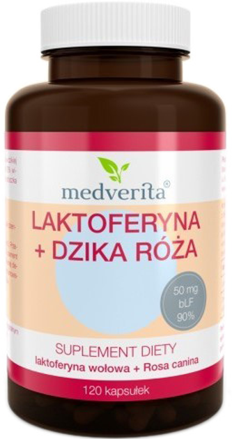 [5905669084147] Medverita Laktoferyna + Dzika róża 120 kapsułek