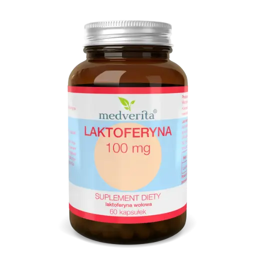 [5900718340793] Medverita Laktoferyna 100mg x 60 kaps.