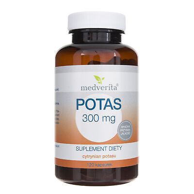[5900718340625] Medverita Potas 300 mg 120 kapsułek