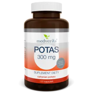 [5900718340625] Medverita Potas 300 mg 120 kapsułek