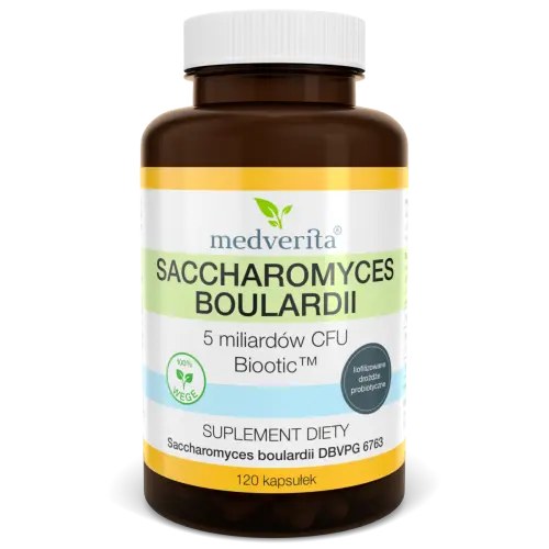 [5900718340977] Medverita Saccharomyces Boulardii 120 kapsułek