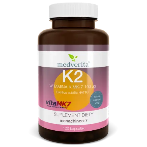 [5905669084109] Medverita Witamina K2 MK-7 100µg x 120 kaps.