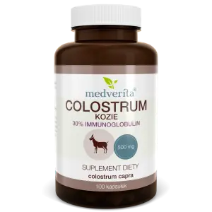 [5903686581120] Medverita Colostrum Kozie 500mg x 100 kaps.