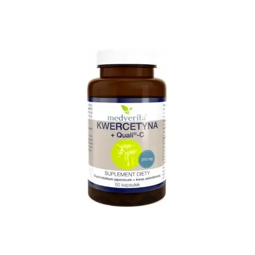 [5903686580970] Medverita Kwercetyna 250mg + Quali®-C 50 kapsułek