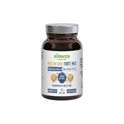 [5904806120472] Biowen Maślan Sodu 580mg x 100 kaps.