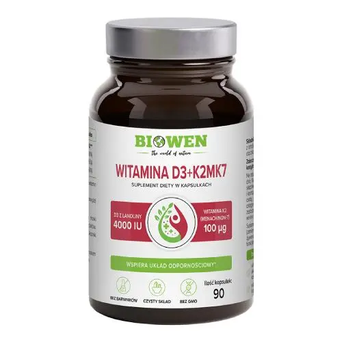 [5904806120786] Witaminy D3+K2MK7 90 kaps