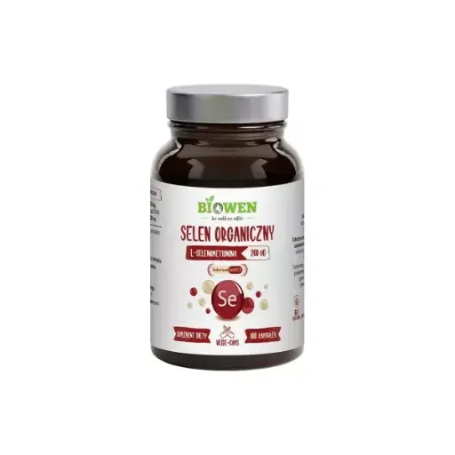 [5904806120625] Biowen Selen Organiczny 200µg x 100 kaps.