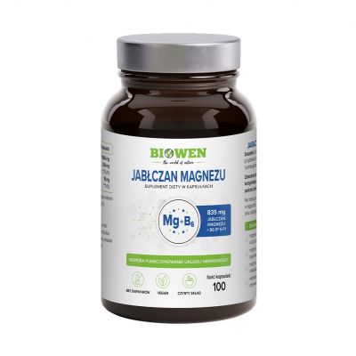 [5904806120762] Jabłczan Magnezu - 100kaps.