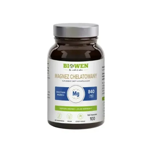 [5904806120977] Magnez Chelatowany - Diglicynian - 100 kapsułek