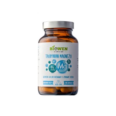 [5904806120403] Taurynian magnezu + wit. B6 (P-5-P)100 kapsułek