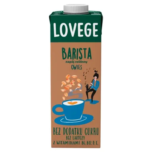 [5900617041289] Napój Lovege Owsiany Dla Baristow B/Cukru 1l