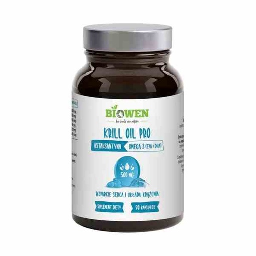 [5904806120595] Krill Oil Pro - olej z kryla - 90 kaps
