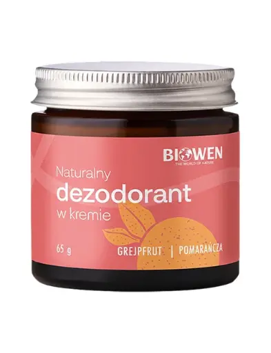 [5904806120465] Biowen Dezodorant w Kremie Grejpfrut i Pomarańcza x 65g