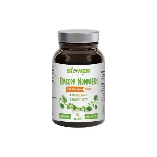 [5904806120205] Biowen Bacopa Monnieri 300mg x 120 kaps.