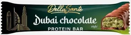 [5900617048837] Della Sante Dubai Chocolate Style Protein Bar 45g