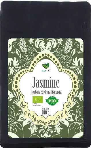 [5903242584428] BeOrganic Herbata Zielona Jasmine 100g EKO 