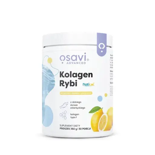 [5904139924051] Osavi Kolagen Rybi z Dzikiego Dorsza (Cytryna) x 360g