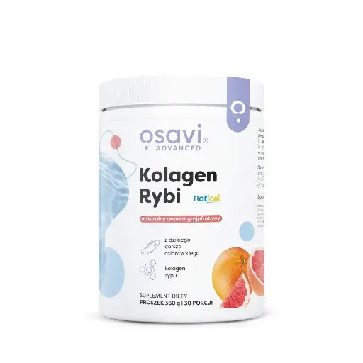 [5904139924013] Osavi Kolagen Rybi z Dzikiego Dorsza (Grejpfrut) x 360g
