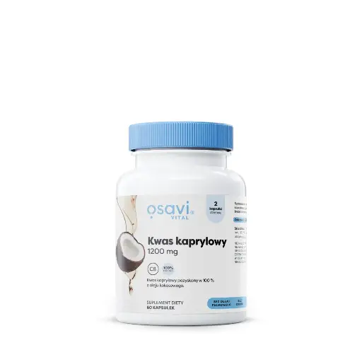 [5904139922118] Osavi Kwas Kaprylowy 1200mg x 60 kaps.