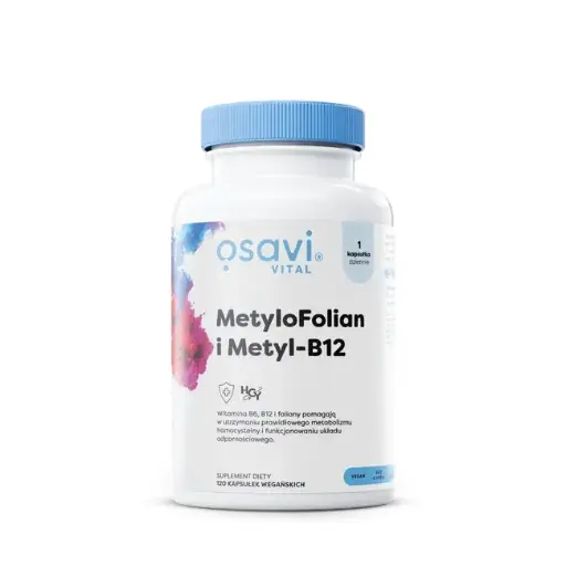 [5904139921258] Osavi MetyloFolian i Metyl-B12 x 120 kaps.