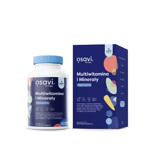 [5904139924983] Osavi Multiwitamina i Minerały Mężczyzna x 90 kaps.