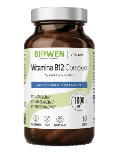 [5902906189009] Biowen Witamina B12 Complex+ x 60 kaps.