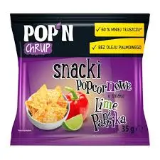 [5900617048899] POP'N CHRUP Snacki Popcornowe Paprika&Lime 35g