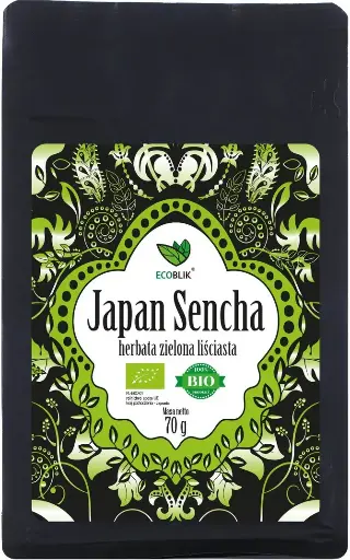 [5903242584312] BeOrganic Herbata Zielona Japan Sencha 70g EKO