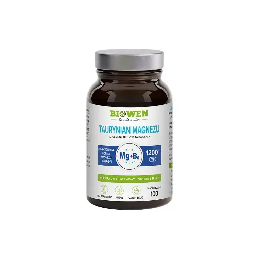 [5902906189269] Biowen Taurynian Magnezu 600mg x 100 kaps.