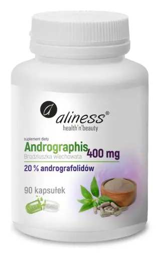 [5903242584978] Andrographis 400mg (20%) x 90 vege kaps.
