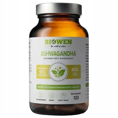 [5902906189054] Biowen Ashwagandha 400mg x 120 kaps.