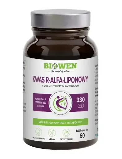 [5904806120670] Kwas R-Alfa-Liponowy x 60 kaps.
