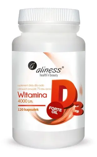 [5903242581908] Witamina D3 4000 IU FORTE x 120 kaps.