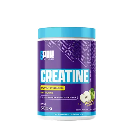 [5902114060466] 6PAK Creatine Monohydrate 500g Apple