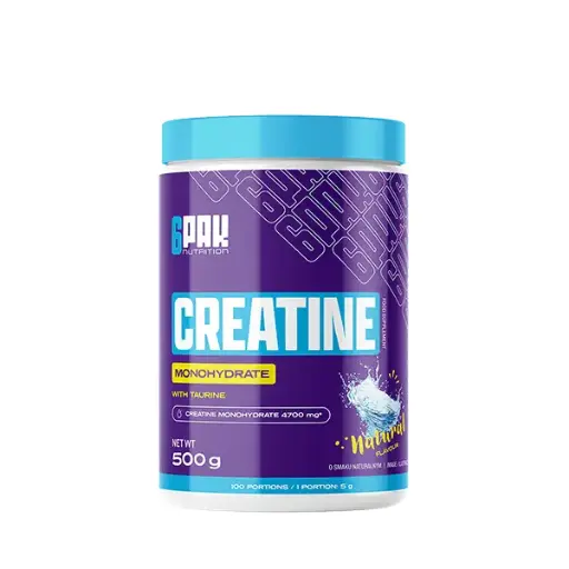 [5902114062156] 6PAK Creatine Monohydrate 500g Natural