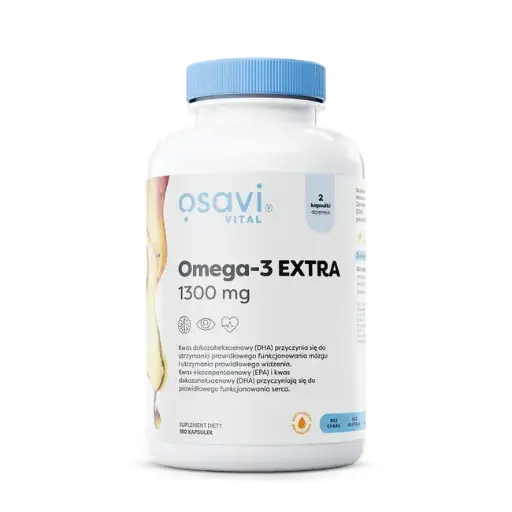 [5904139922750] Osavi Omega-3 Extra 1300mg (Cytryna) x 180 kaps.