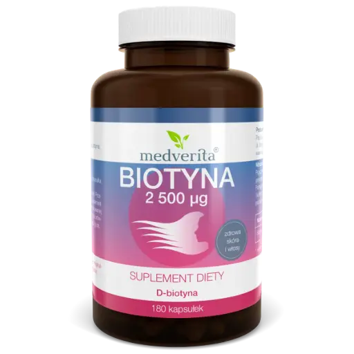 [5905669084376] Medverita Biotyna 2500µg x 180 kaps.