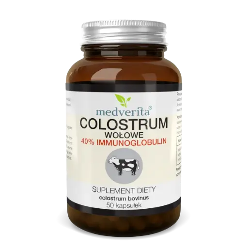 [5900718340922] Medverita Colostrum Wołowe 400mg x 50 kaps.