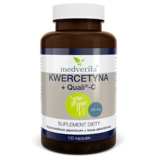 [5903686580963] Medverita Kwercetyna 250mg + Quali®-C x 100 kaps.
