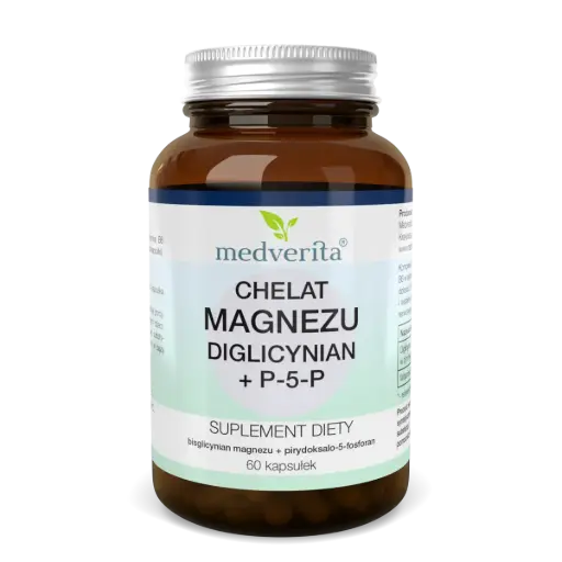 [5903686582004] Medverita Magnez Chelat + P-5-P x 60 kaps.