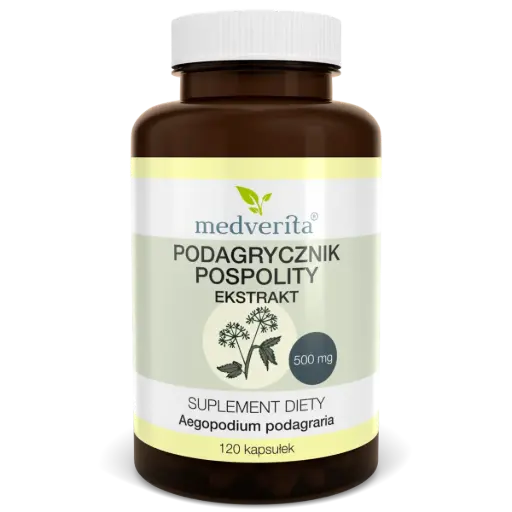 [5903686581397] Medverita Podagrycznik Pospolity 500mg x 120 kaps.