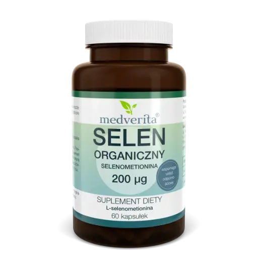 [5905669084581] Medverita Selen Organiczny 200µg x 60 kaps.