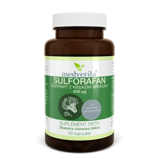 [5900718340670] Medverita Sulforafan 400μg x 60 kaps.