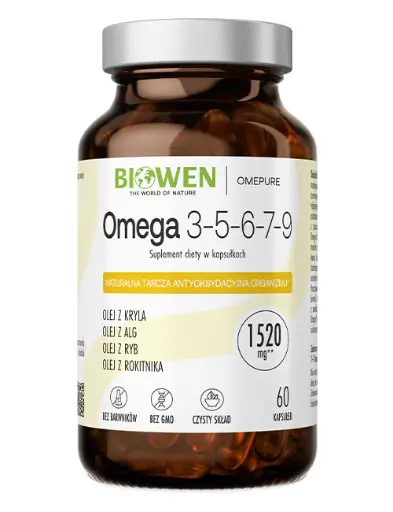[5902906189078] Omega 3-5-6-7-9 x 60 kaps.