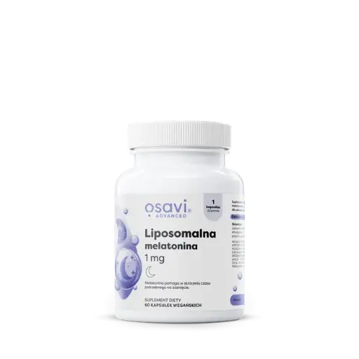 [5904139928387] Liposomalna Melatonina 1mg x 60 kaps.